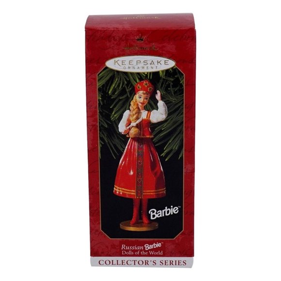 Hallmark Keepsake Ornament Barbie (Russian Barbie) Dolls of the World Series #4 - Picture 6 of 10